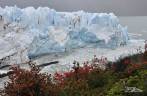 Linha de frente do glaciar Perito Moreno, no parque Nacional Los Glaciares, região de El Calafate, no sul da Argentina